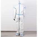 Waterproof disposable SF coverall non woven workwear medical suit with taped