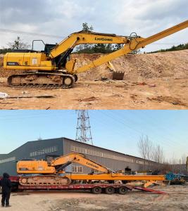 Quality Long Reach Telescopic Arm Two Section Hydraulic Telescopic Boom for 6-36 Ton Excavator wholesale