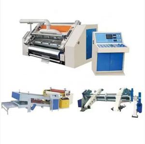 Quality Food Automatic 2 Ply Single Facer Corrugated Paperboard Sheet Cutting Production Line Carton Box Packing Machine wholesale