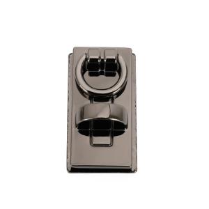 Quality Black Metal Twist Turn Locks Purse Clutches Closures For Handbags Hardware DIY Crafts wholesale