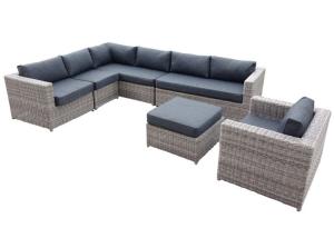 Quality Patio L Shape Synthetic Rattan Weave Outdoor Sofa Set wholesale