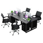 Metal Legs Modern Multi-Person Desk Set for Customer Required Office Organizatio