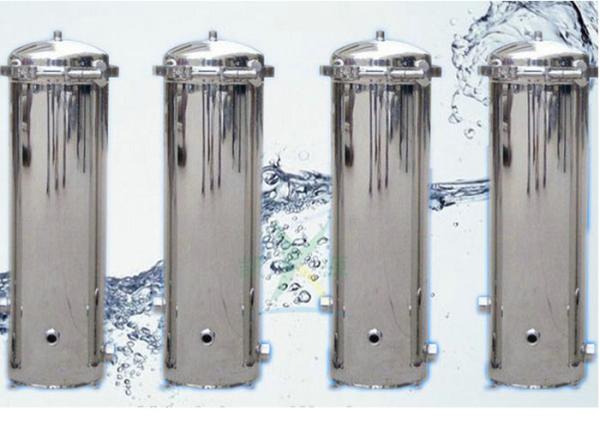 SUS 304 Water Treatment Accessories Precision Security Cartridge Filter Housing