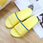 Eco Friendly PVC Sole Mens Sports Slippers Synthetic Upper Material