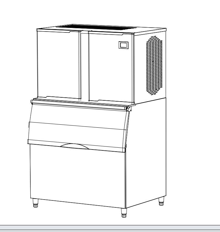 Stainless Steel R401A Block Ice Maker Machine 60kg Air Cooling