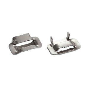 China Ear Lock SS201 Stainless Steel Banding Clips 3/4 For Pipe on sale