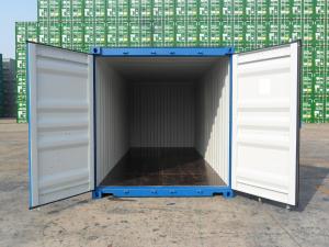 Quality 20' X 8' X 8'6&quot; Cargo Shipping Container Steel Dry 1 Pair Of Forklift Pocket wholesale