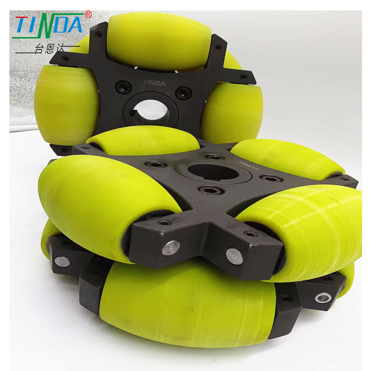 TINDA High Load Omni Directional Robot Wheels Wear Resistance