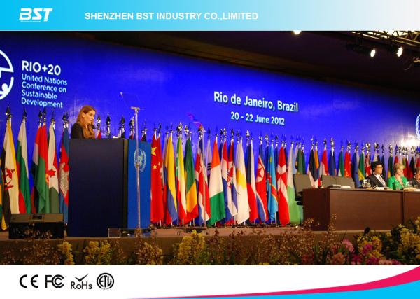 P4.81 1R1G1B Die Casting Aluminum Indoor Advertising Led Display Screen With 1