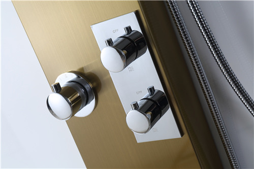5 Modes Controlled Shower Tower Panel , Bathroom Valore Shower Panel Anti Finger Print