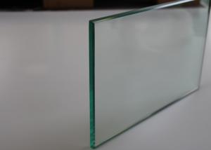 Quality Impact Resistant Clear Tempered Glass 3mm~25mm Thickness With Polished V Edge wholesale