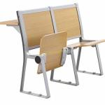 University / College Classroom Furniture / Student Desk And Chair Without