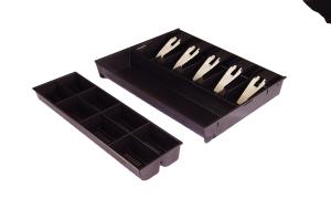 Quality 16 Inch POS Cash Drawer , Metal Wire Gripper , Metal Chassis , Ball Bearing Slides , Premium Plastic Front , 410E wholesale