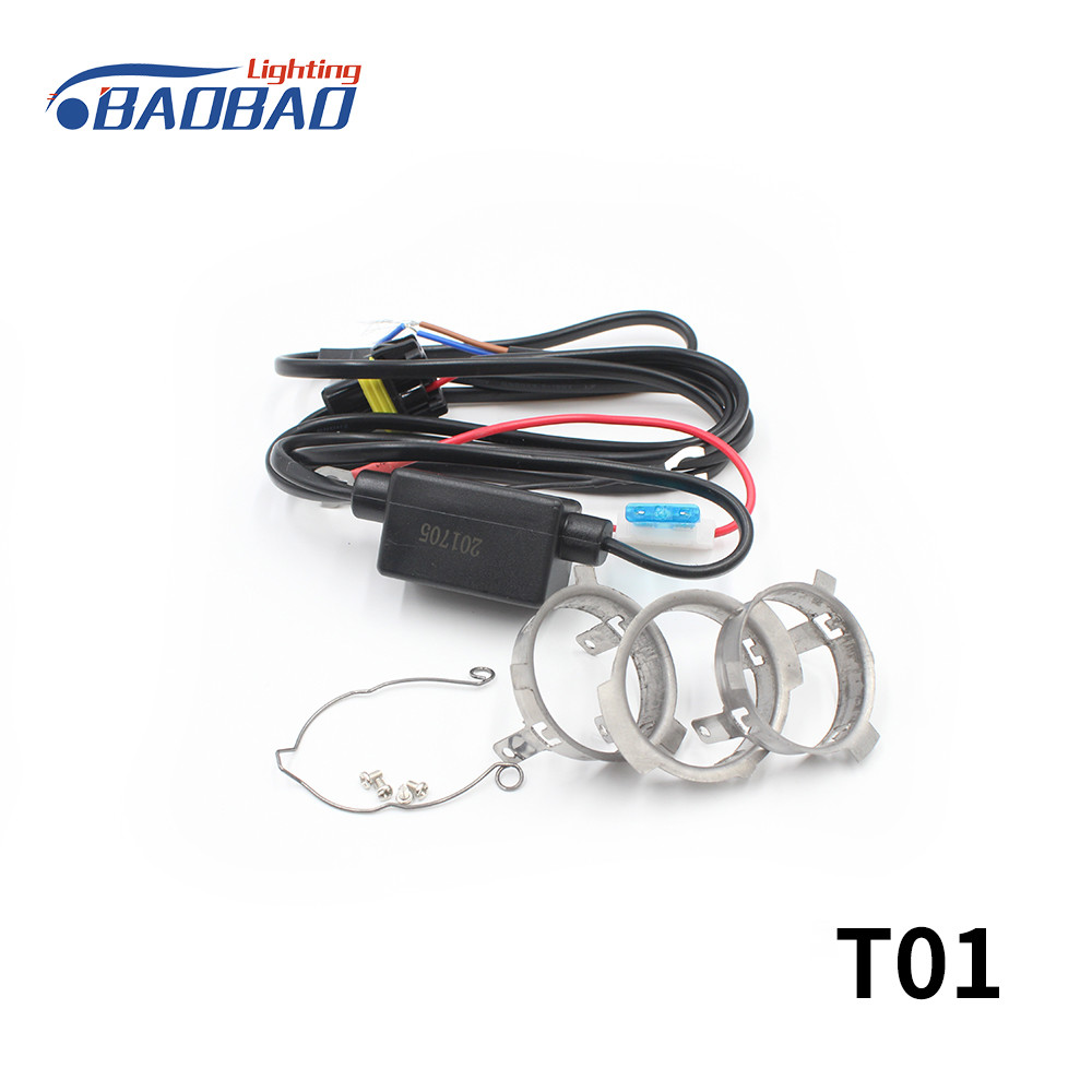 T01 H4 bulb with lens 35w 55w motorcycle hid xenon conversion kit