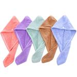 Coral Fleece Microfiber Hair Towel