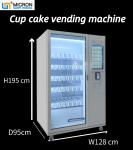 Birthday Cake Cupcake Snack Food Vending Machine With 22 Inch Touch Screen