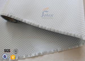 Quality Aluminized Plated Fiber Glass Cloth Decoration Silver Coated Fiberglass Fabric wholesale