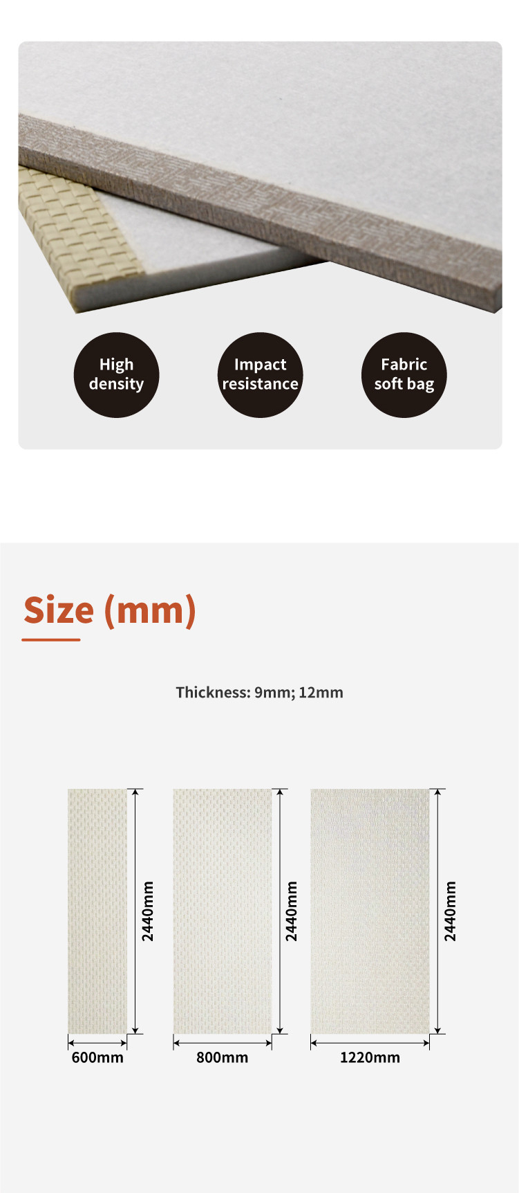 Portable And Lightweight Decorative Acoustic Panels Luxurious Surface Finishes