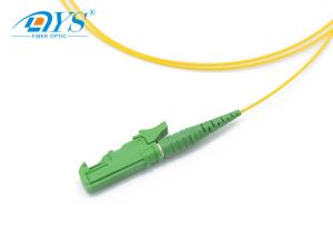 Quality FTTH G652D E2000 APC Fiber Optic Pigtail Spring Loaded Shutter wholesale
