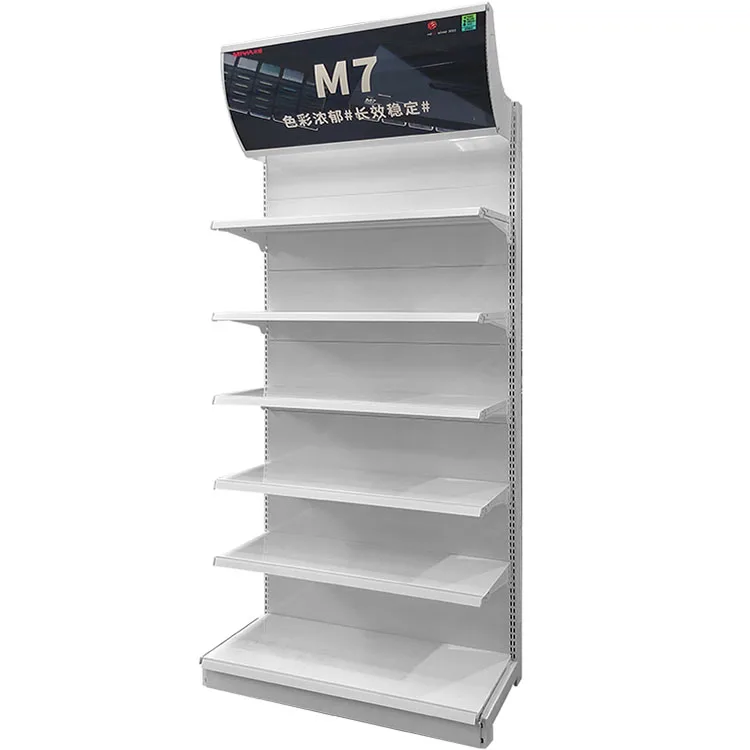 Detachable Store Display Shelves Supermarket Gondola Shelves Light Duty Metal