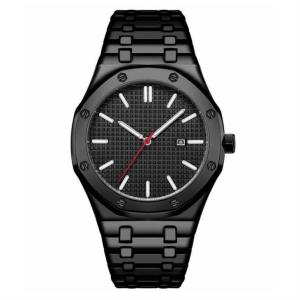 Quality Men Stainless Steel Business Watch Waterproof Calendar Quartz Watch wholesale