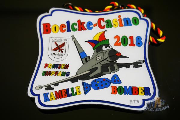 Bespoke Carnivalorden Logo Metal Award Medals Soft Enamel With Epoxy On It And
