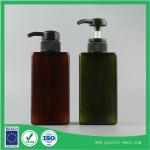 empty cosmestic bottle 450 ml Cosmetic emulsion pump plastic packing bottles for