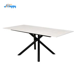 Quality Contemporary 1800mm Ceramic Tile Dining Table DT-1030 With Iron Legs wholesale