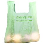 Retail Packing PBAT PLA Grocery Bag Compostable Clear Plastic Bags