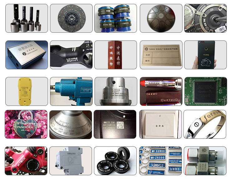 CNC Table Top Laser Marking Machine For Steel Business Cards