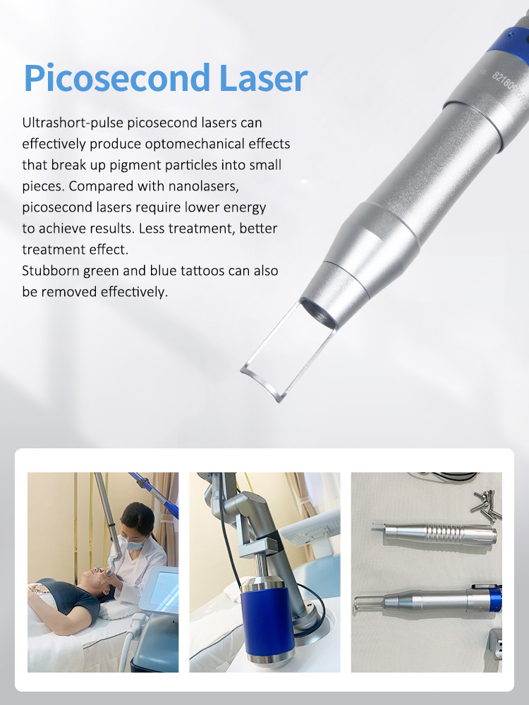 2 In 1 ND Yag Laser Tattoo Removal Machine 755nm 532nm 1064nm Diode