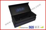 Embossed / Spot UV Square Wine Packaging Boxes , Customized Printed Magnetic