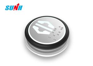 Quality Round Elevator Push Button 4 Lines Connection With Brailler DC 24V / 12V wholesale