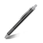 Professional Aluminum Ball Pen School Stationary 1.0mm Retractable Ballpoint Pen
