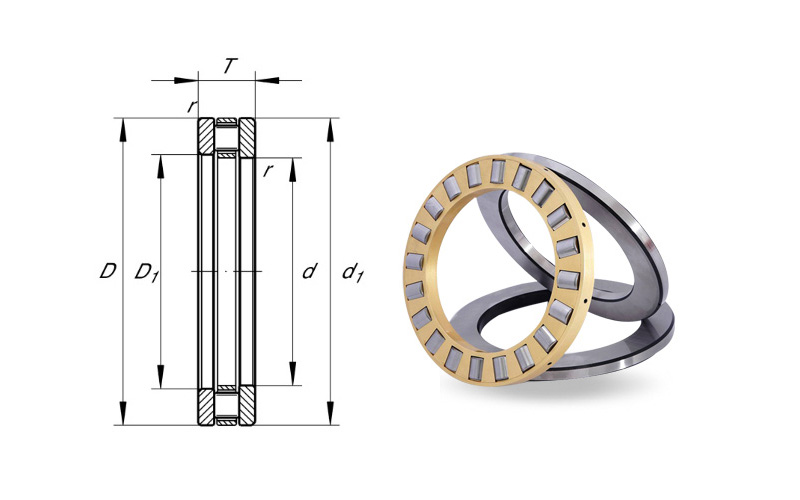 High Quality Bearing 81206 Size 30*52*16mm 81207 81208 81209 81210 Thrust Roller Bearing