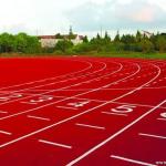 Anti UV 1 - 3mm EPDM Running Track Granulated 400 Meter Track