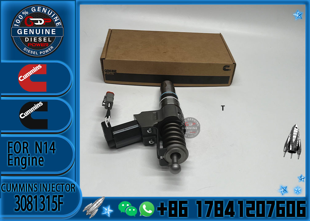 Reliable Fuel Injector Assembly 3081315F For Cummins Engine N14 Series Matching Diesel