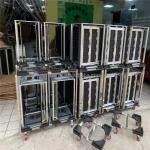 Meraif wholesale ESD Stainless Steel Trolley / ESD Turnover Cart / Antistatic