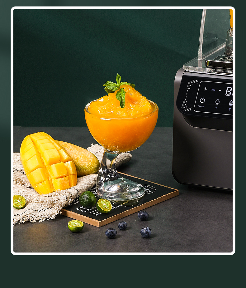 Low Noise 2L Commercial Blender with 9840 Constant Speed Strong Pure Copper Motor