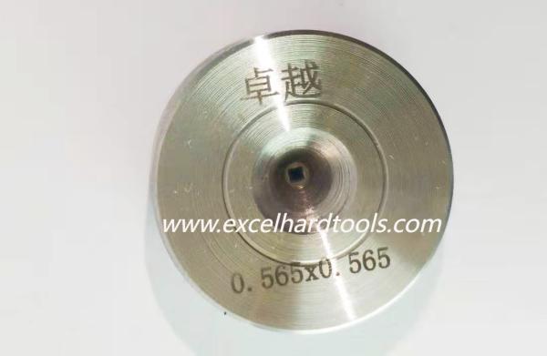 0.565mm square hole Polycrystalline Diamond wire drawing die for metal wire