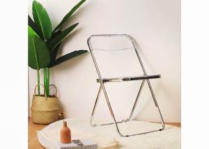 Quality 46cm Transparent Acrylic Dining Chairs PC Polycarbonate wholesale
