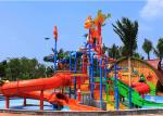 Kids Aqua Play Equipment 6mm Amusement Park Water Slide