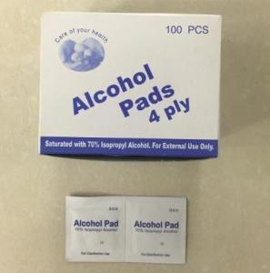 Quality Medical Consumables Alcohol Prep Pads Clean Disposable Supplies wholesale