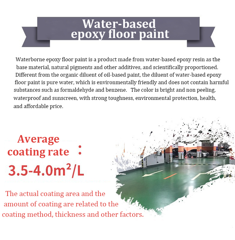 Brush Application Method NEWNESS Epoxy Resin Flakes Coating for Basement Floor System