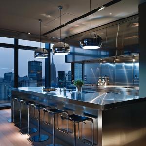 Quality Eco-Friendly Stainless Steel Facades, Silver Polished, Recyclable, for Eco-Conscious Projects wholesale