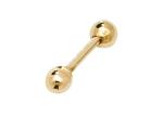 Screw Back 9K Gold Earrings for Cartilage for Engagement Wedding