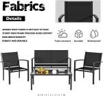 Patio Rattan Furniture Set Hidden Storage, 7 Sofa Sections, Outdoor Wicker