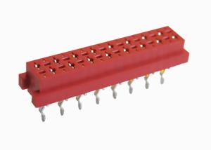 Quality PBT Red Insulation Displacement Connector 16 Pin Female Header 2.54mm Pitch wholesale