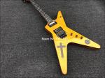 Irregular Special-shaped electric guitar yellow paint rosewood fingerboard