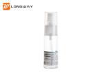 30ml 50ml 100ml Liquid Cosmetic PETG Bottle Transparent Round Type No Leaking